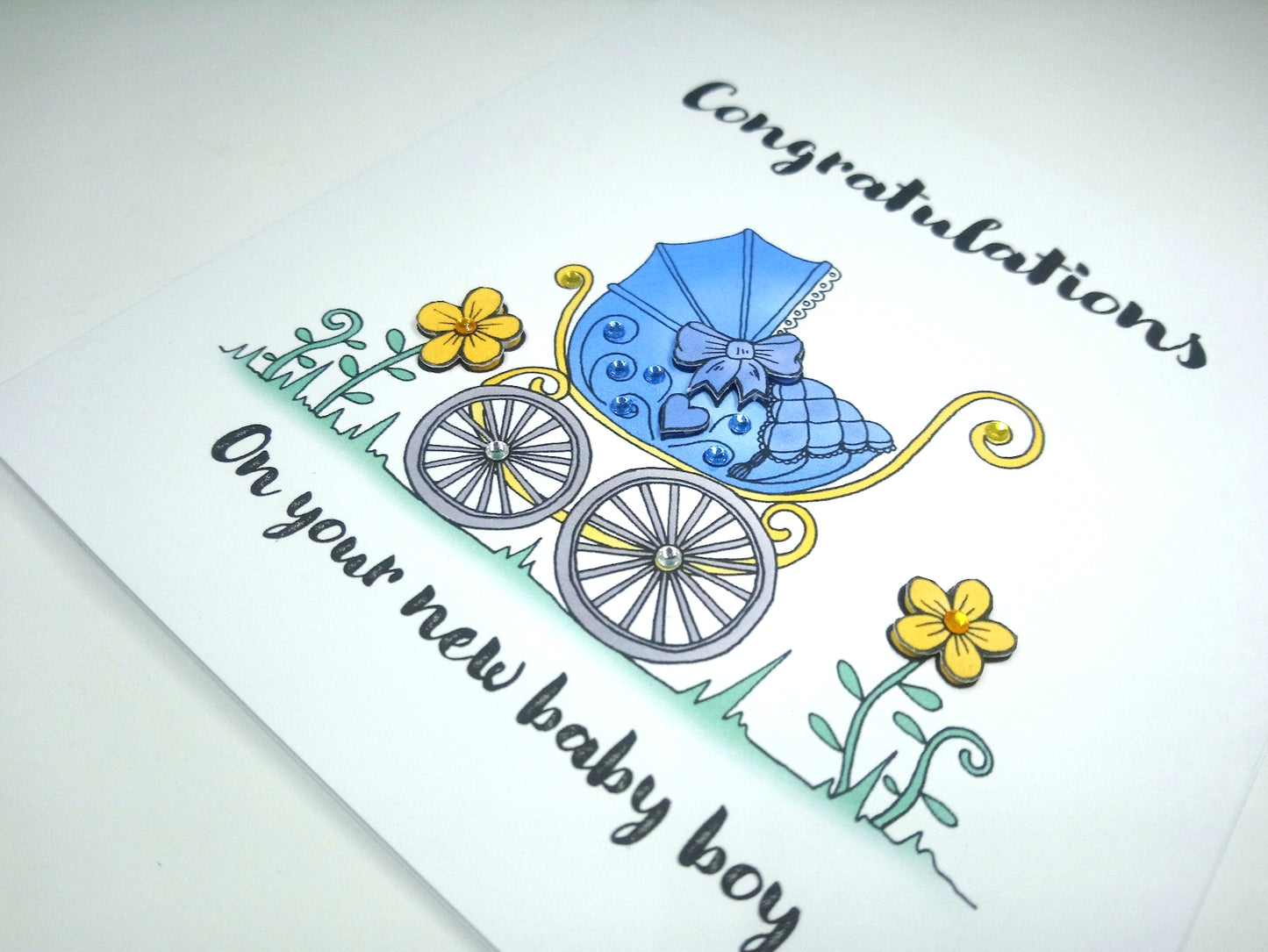 New Baby Boy Card