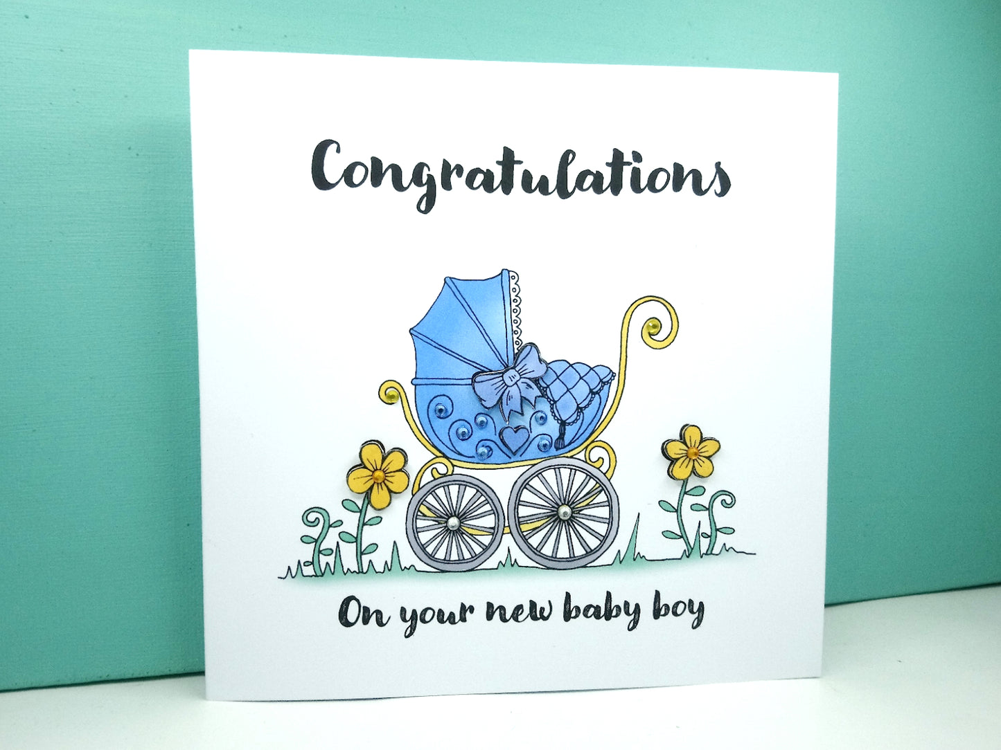 New Baby Boy Card
