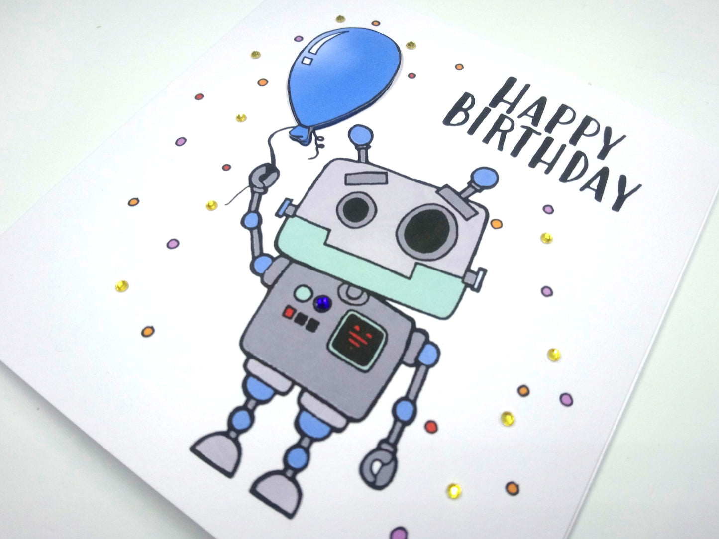 Robot Birthday Card