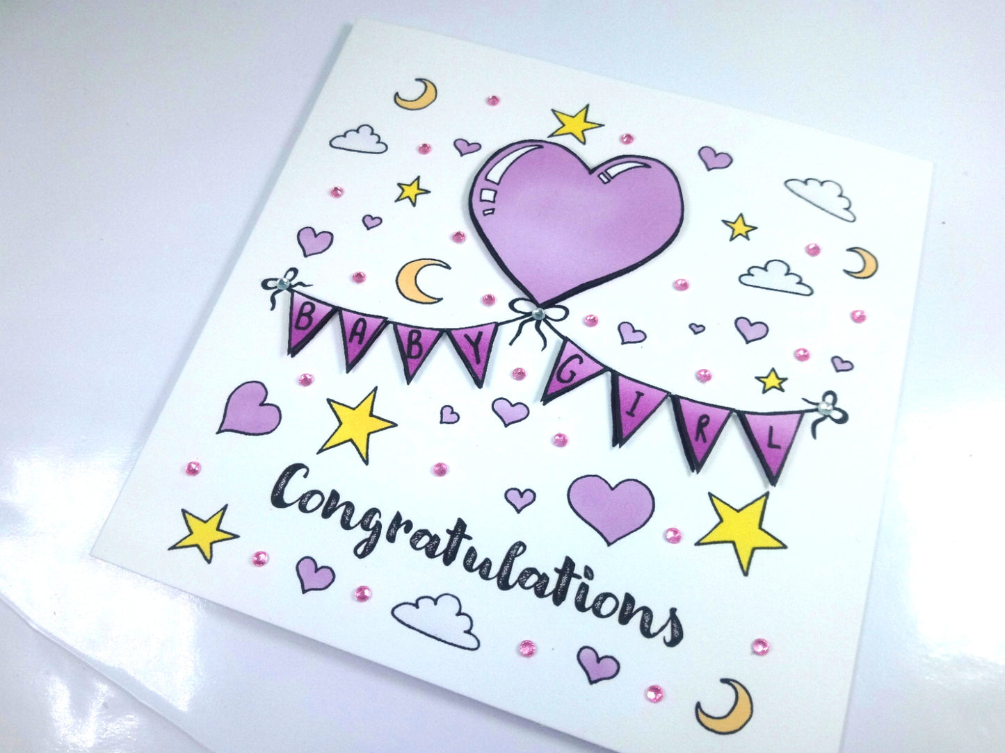Congratulations Baby Girl Card