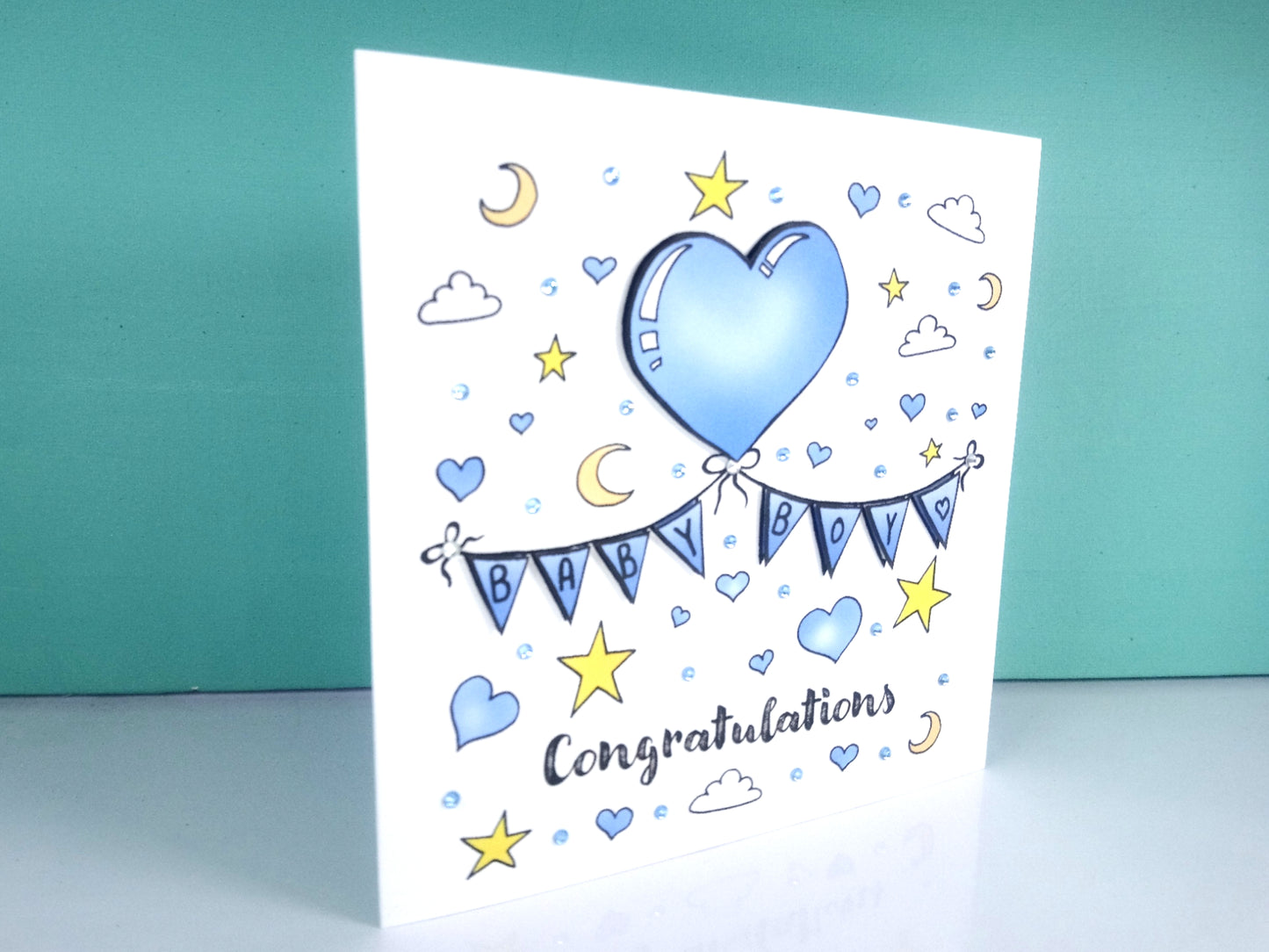 Congratulations Baby Boy Card