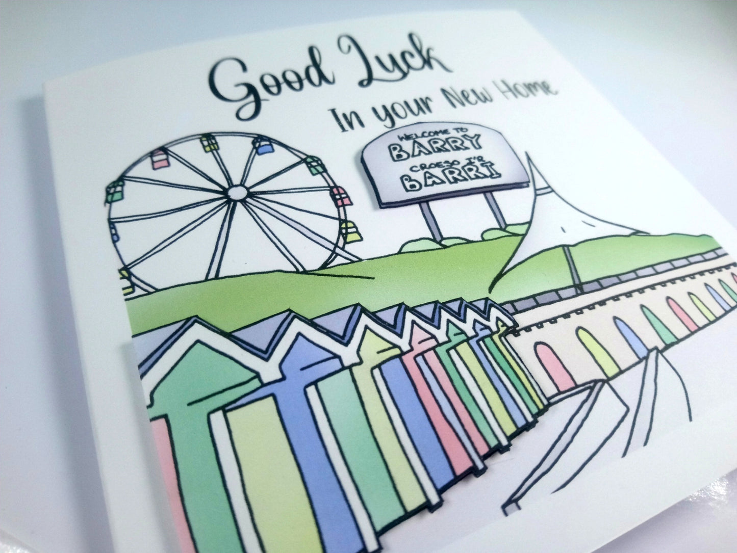 Good luck in your New home Barry Card