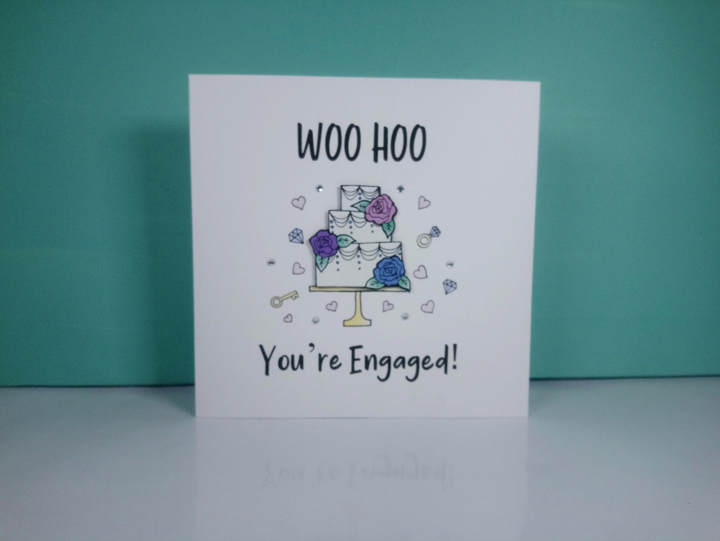 Woohoo you're Engaged Card