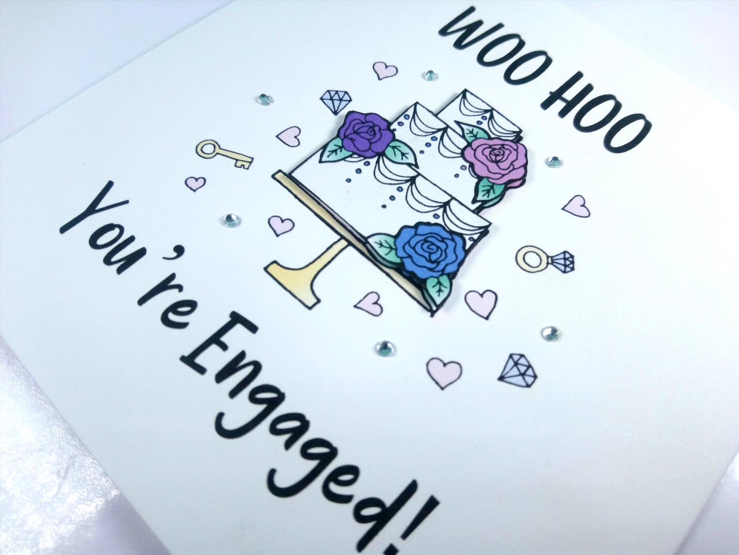 Woohoo you're Engaged Card