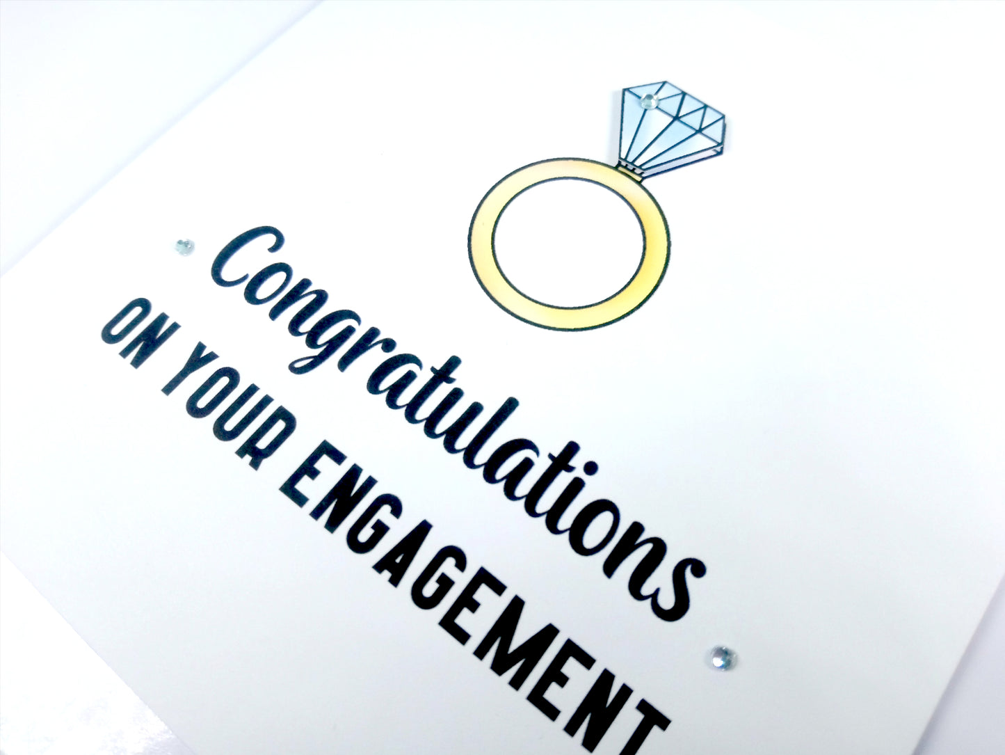 Congratulations on your Engagement Card - Ring