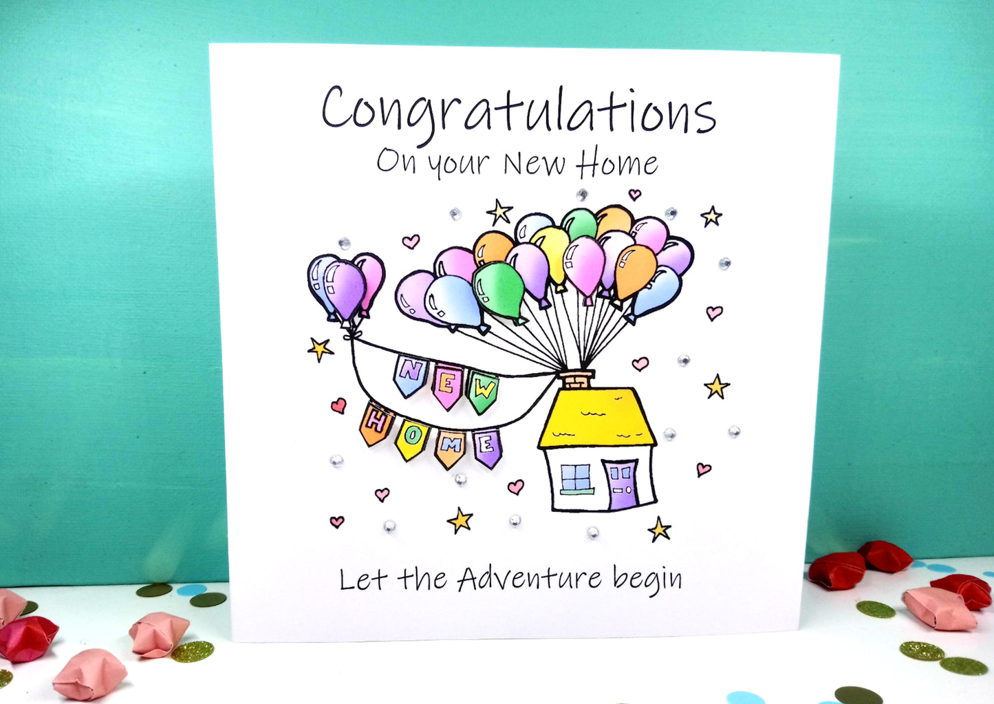 Let the Adventure Begin - Congratulations New home Card