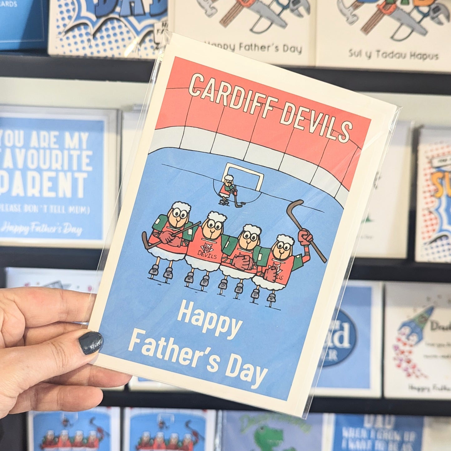 Cardiff Devils - Fathers Day Card