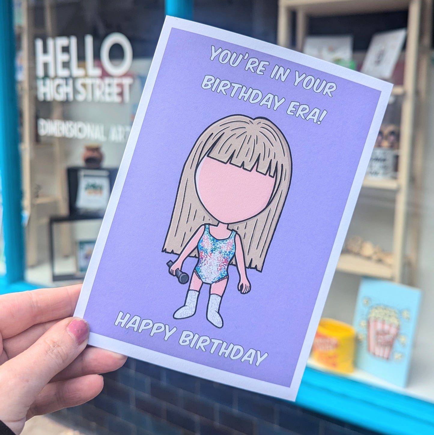 Taylor Swift themed Birthday Card