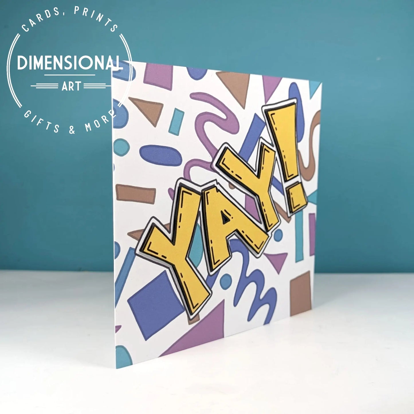 Yay Card Dimensional Art