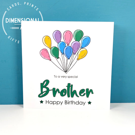BROTHER Birthday Card