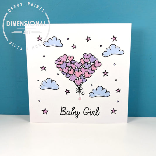 Baby Girl - New Baby Card