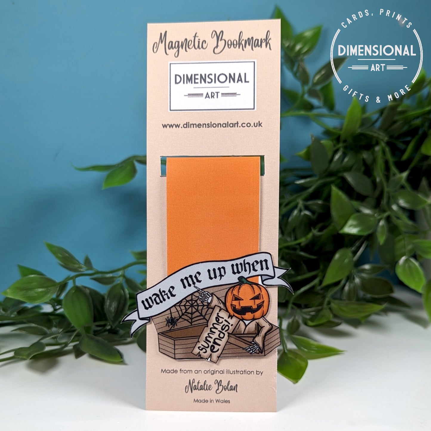 Wake me up when Summer ends Magnetic Bookmark