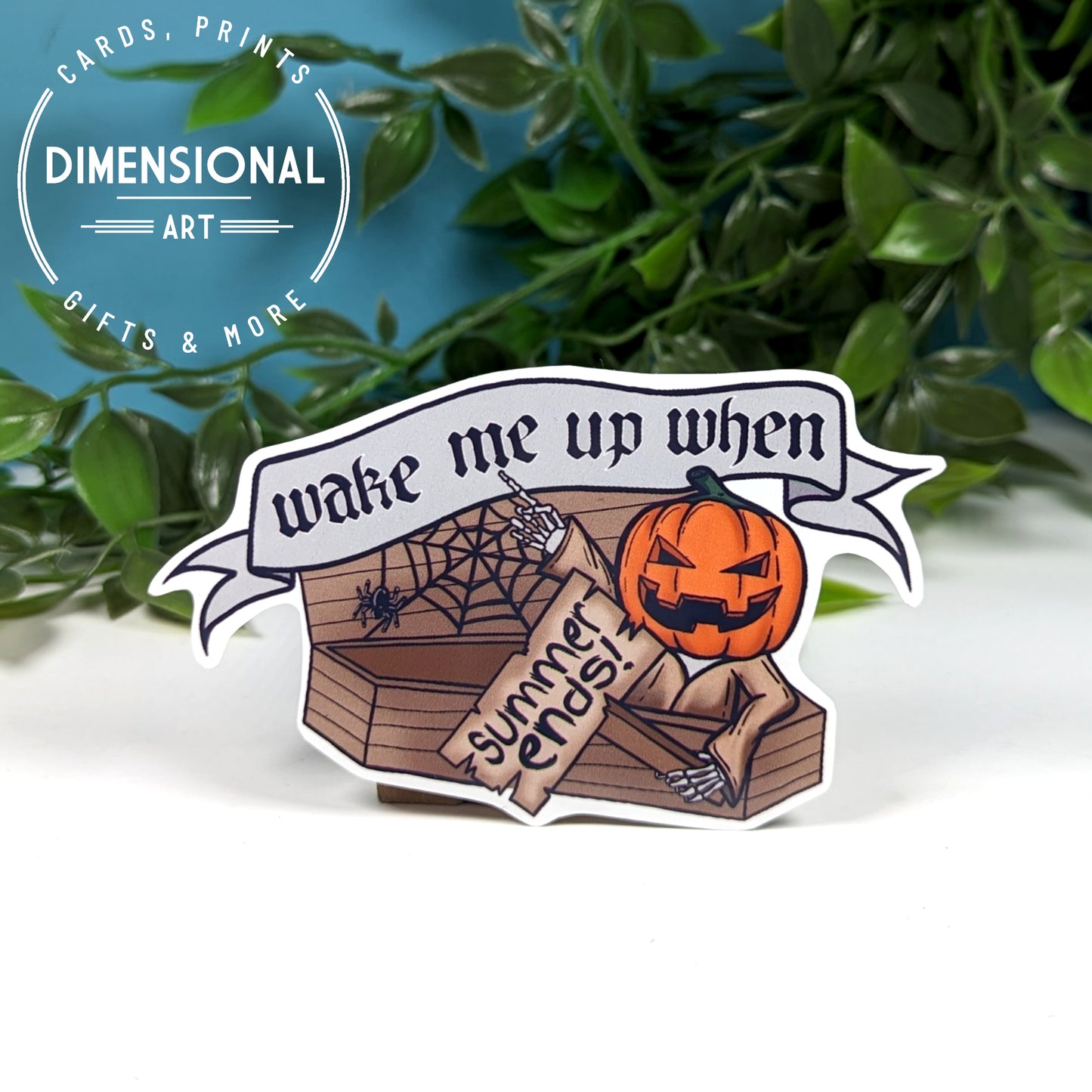 Wake me up when summer end Sticker