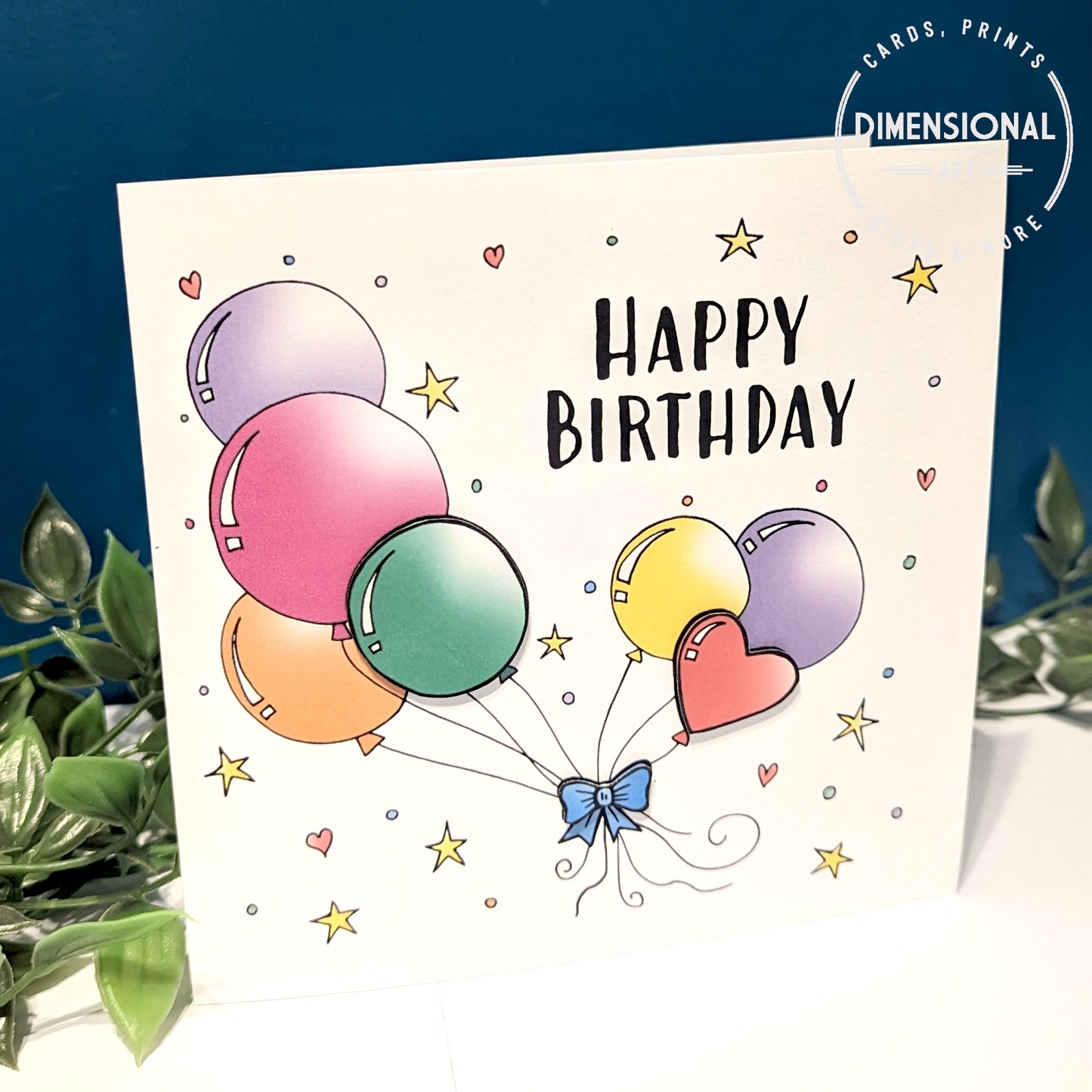Balloons Birthday Card