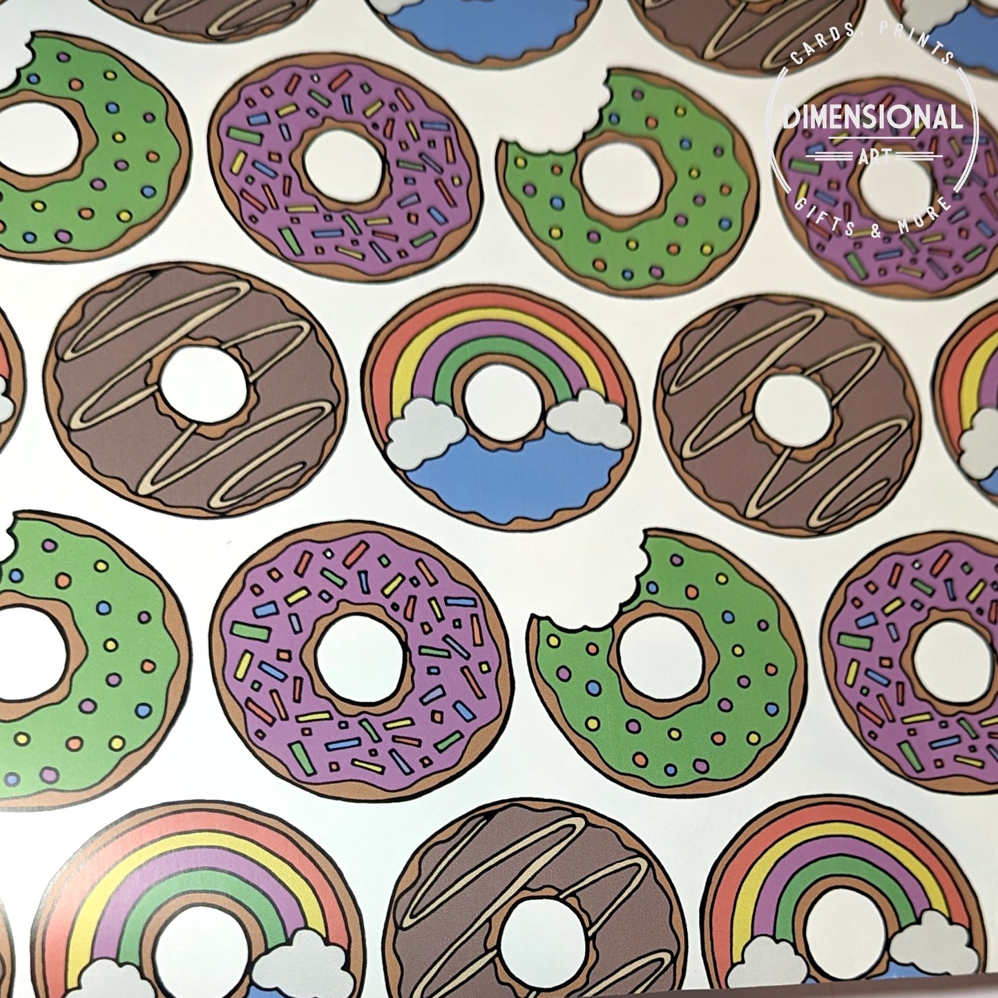 Donuts Gift Wrap and Tags (Wrapping Paper)