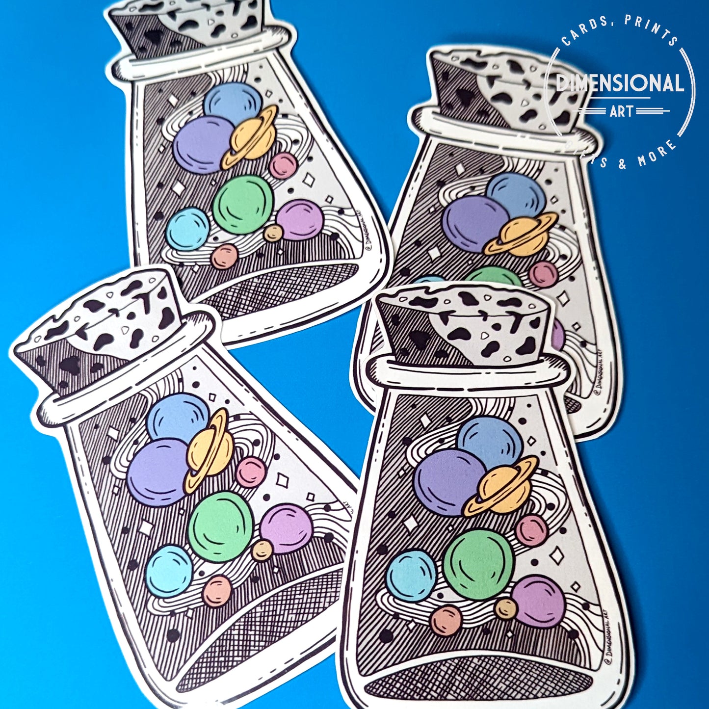 Science and Space Sticker