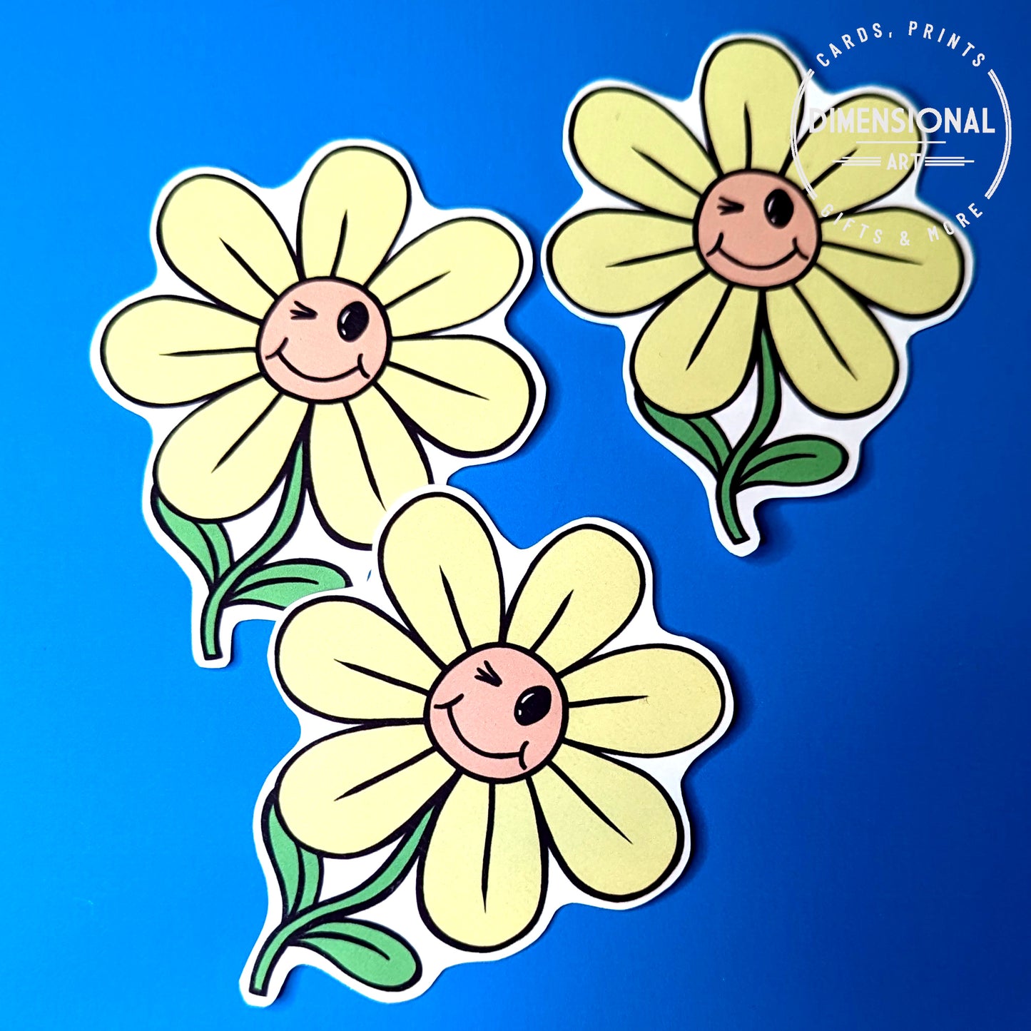 Daisy Yellow Sticker