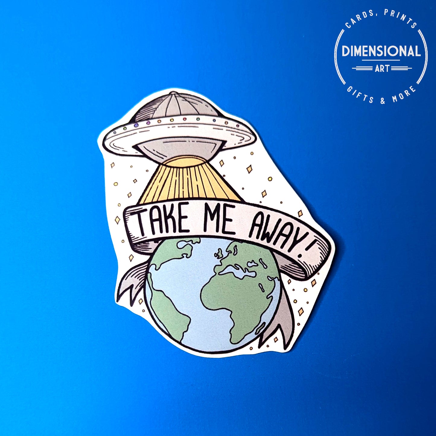 Take me Away Sticker