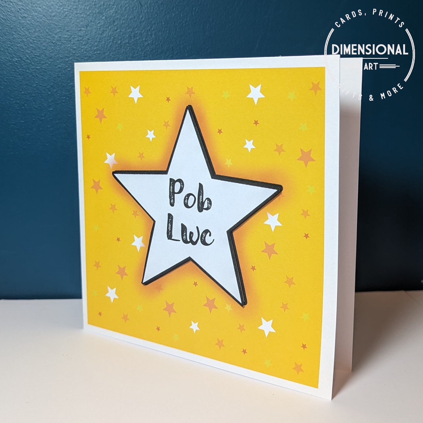 Pob Lwc (Good Luck) Card - Welsh