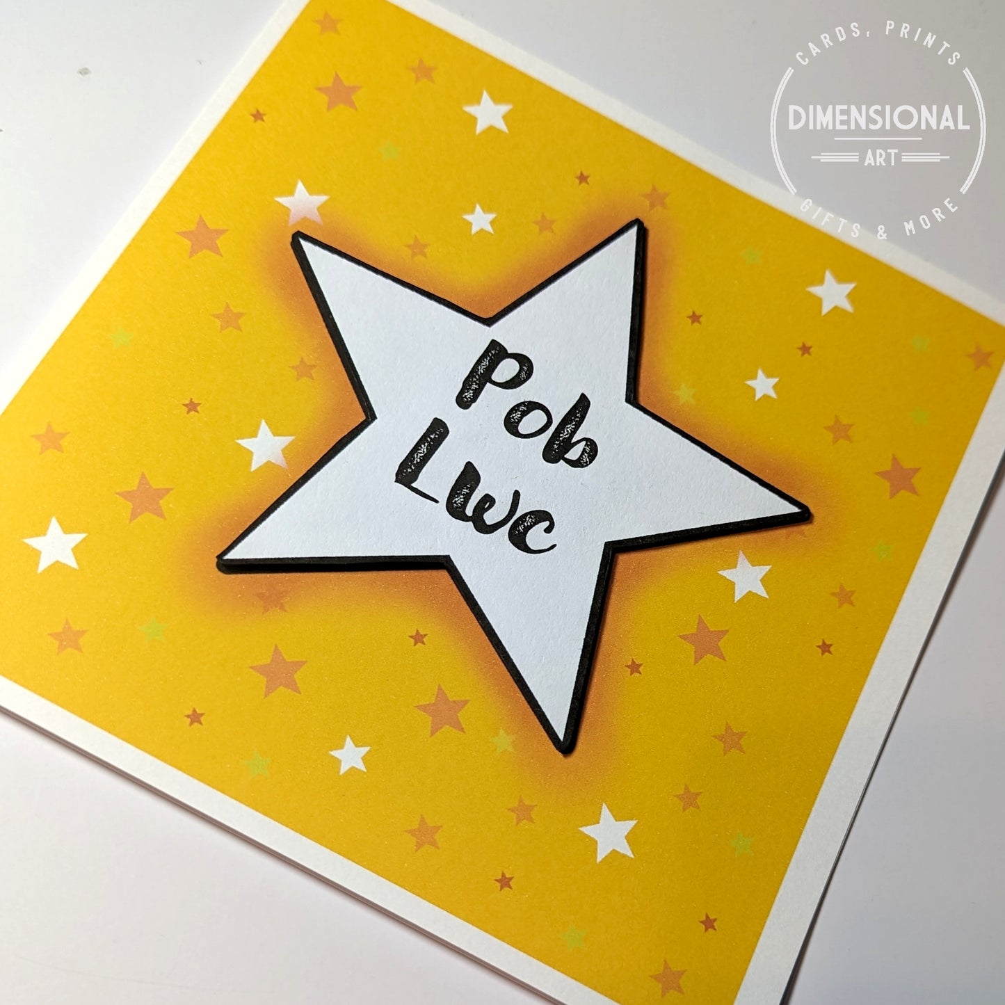 Pob Lwc (Good Luck) Card - Welsh