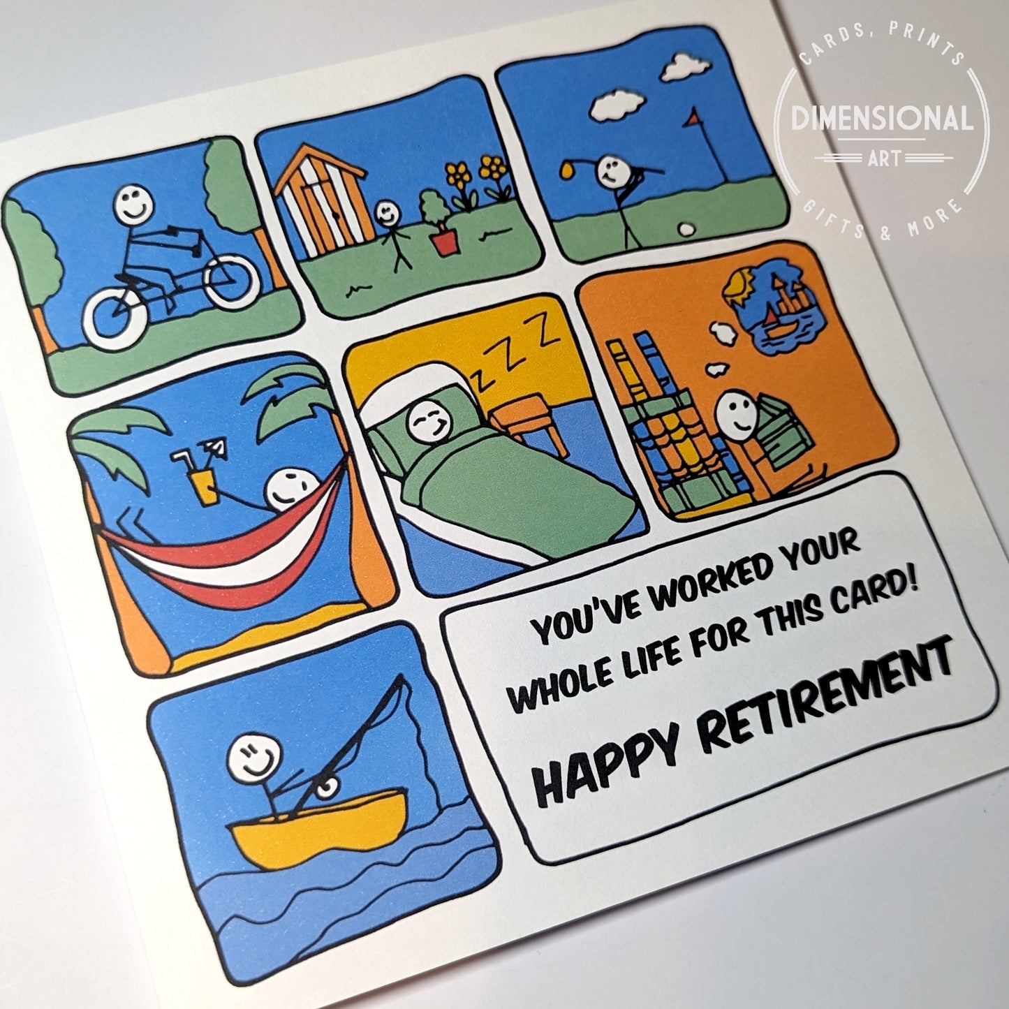 Worked your whole life for this card Retirement Card