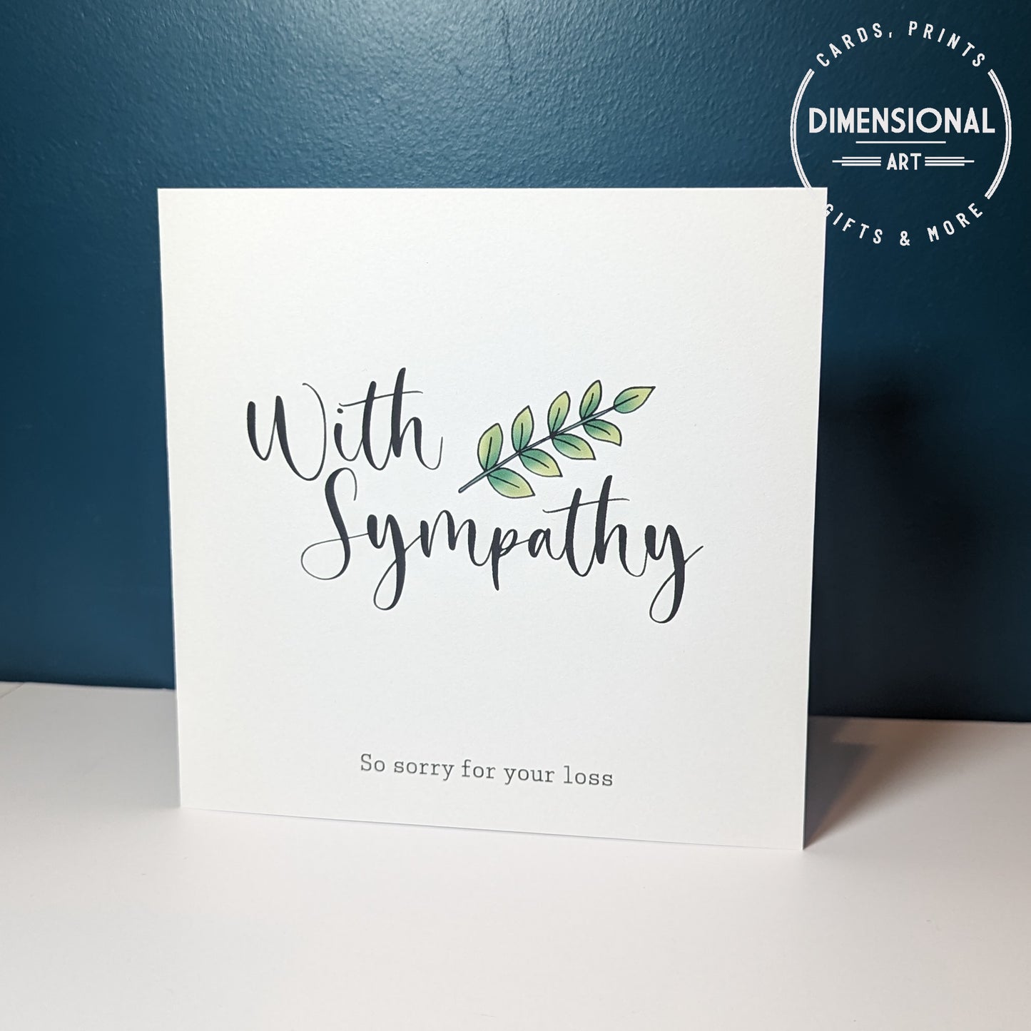 With Sympathy card