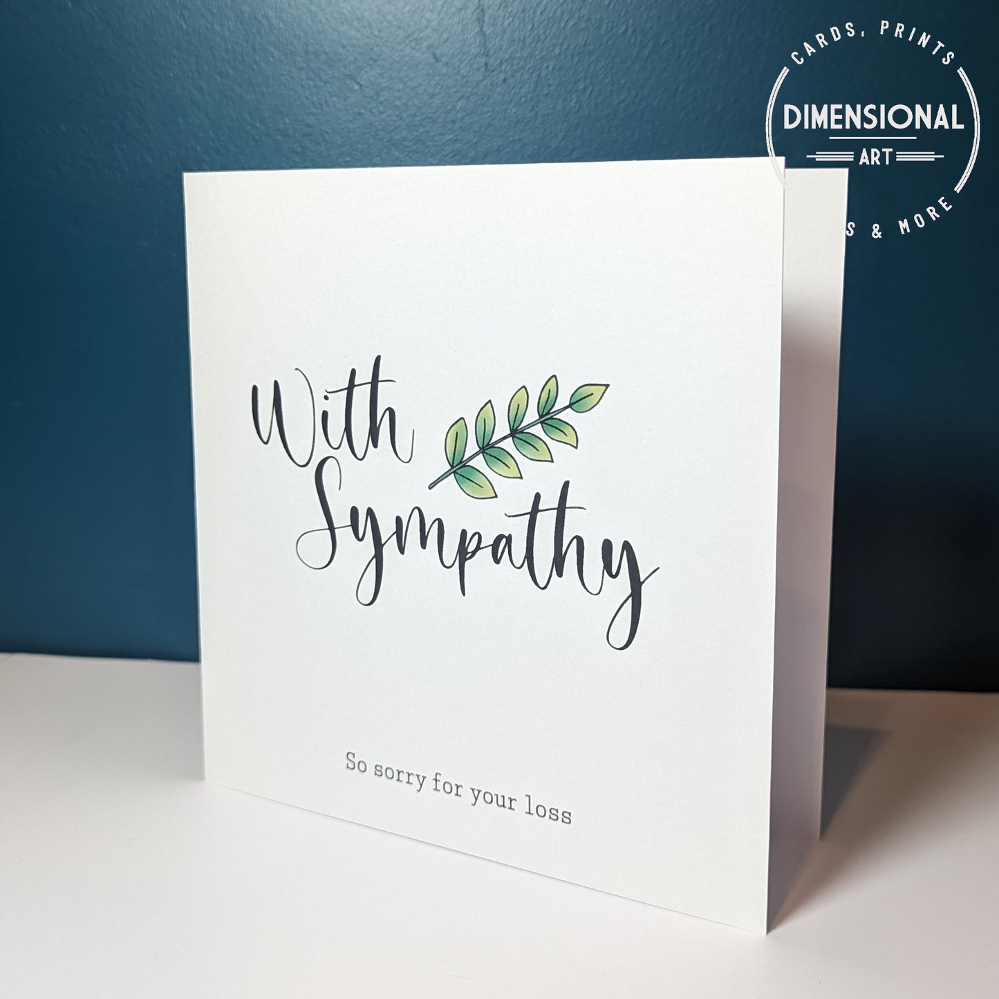 With Sympathy card