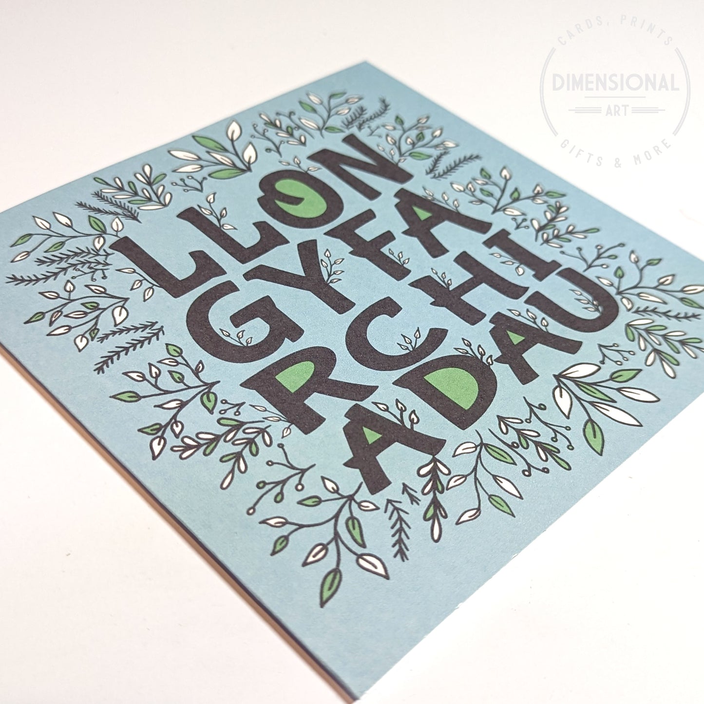 Llongyfarchiadau (Congratulations) Welsh Card