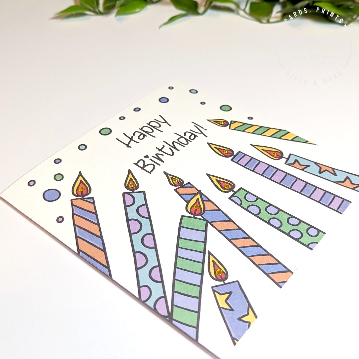 Candles Birthday Card