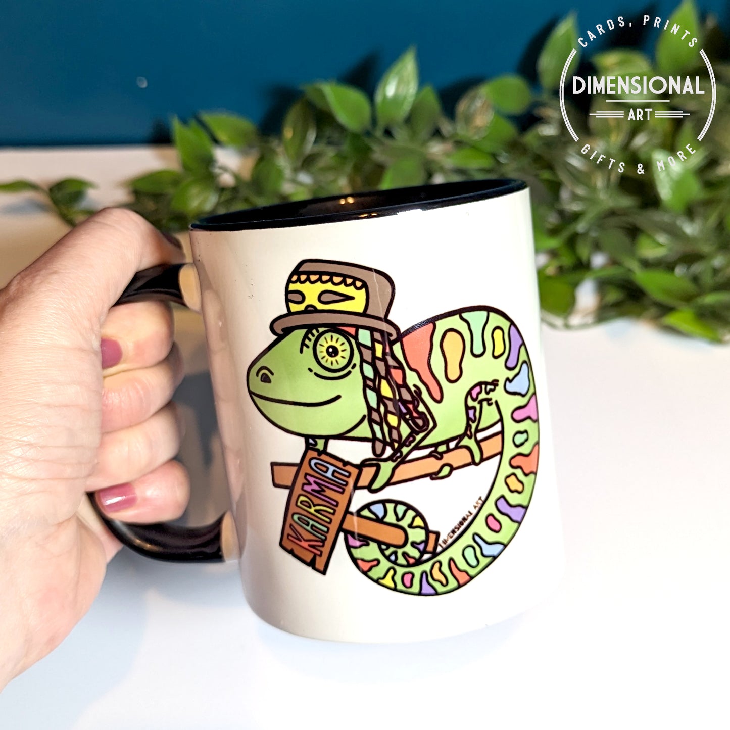 Karma chameleon Mug