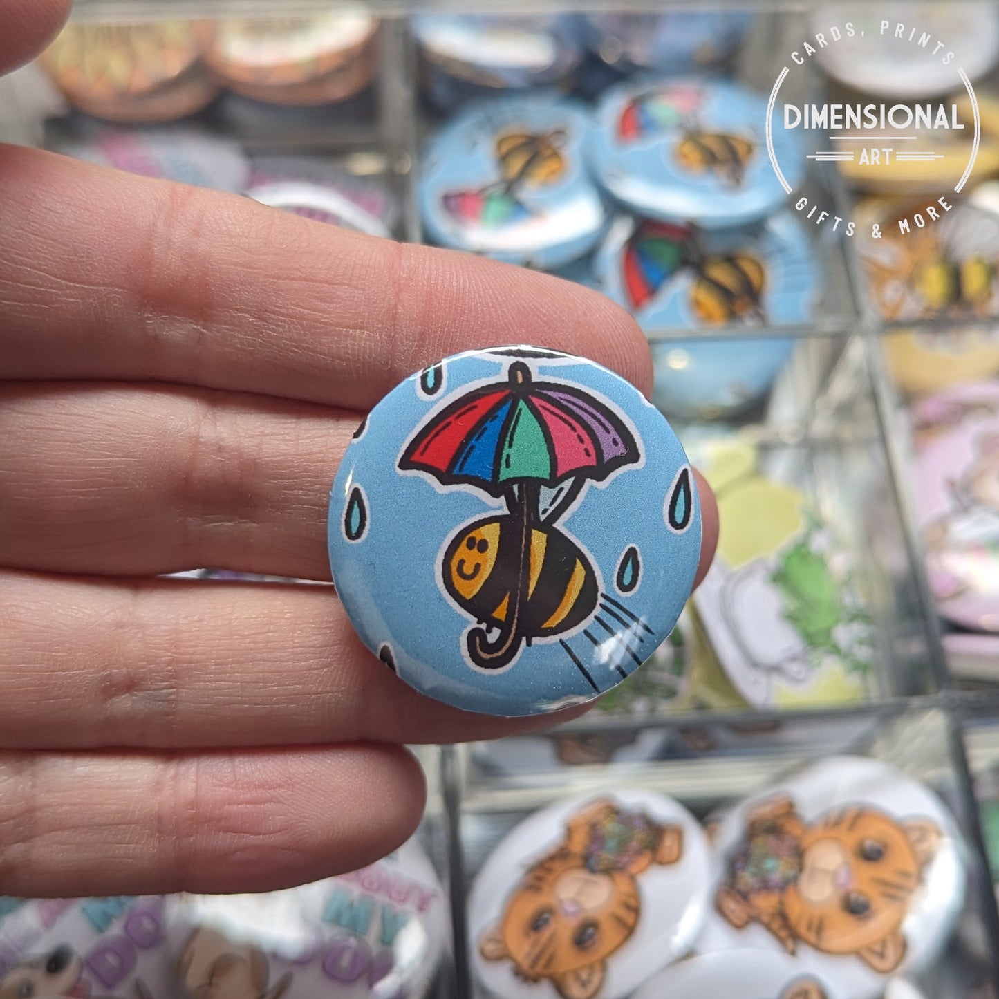Raining Bee Mini badge