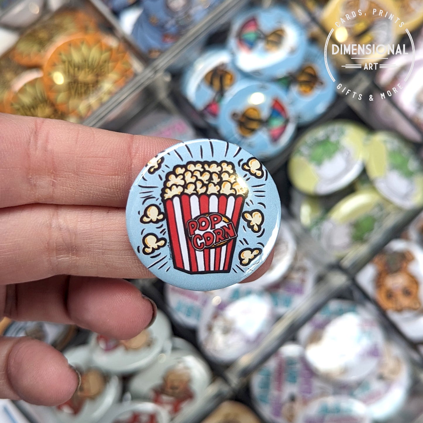 Popcorn Mini badge