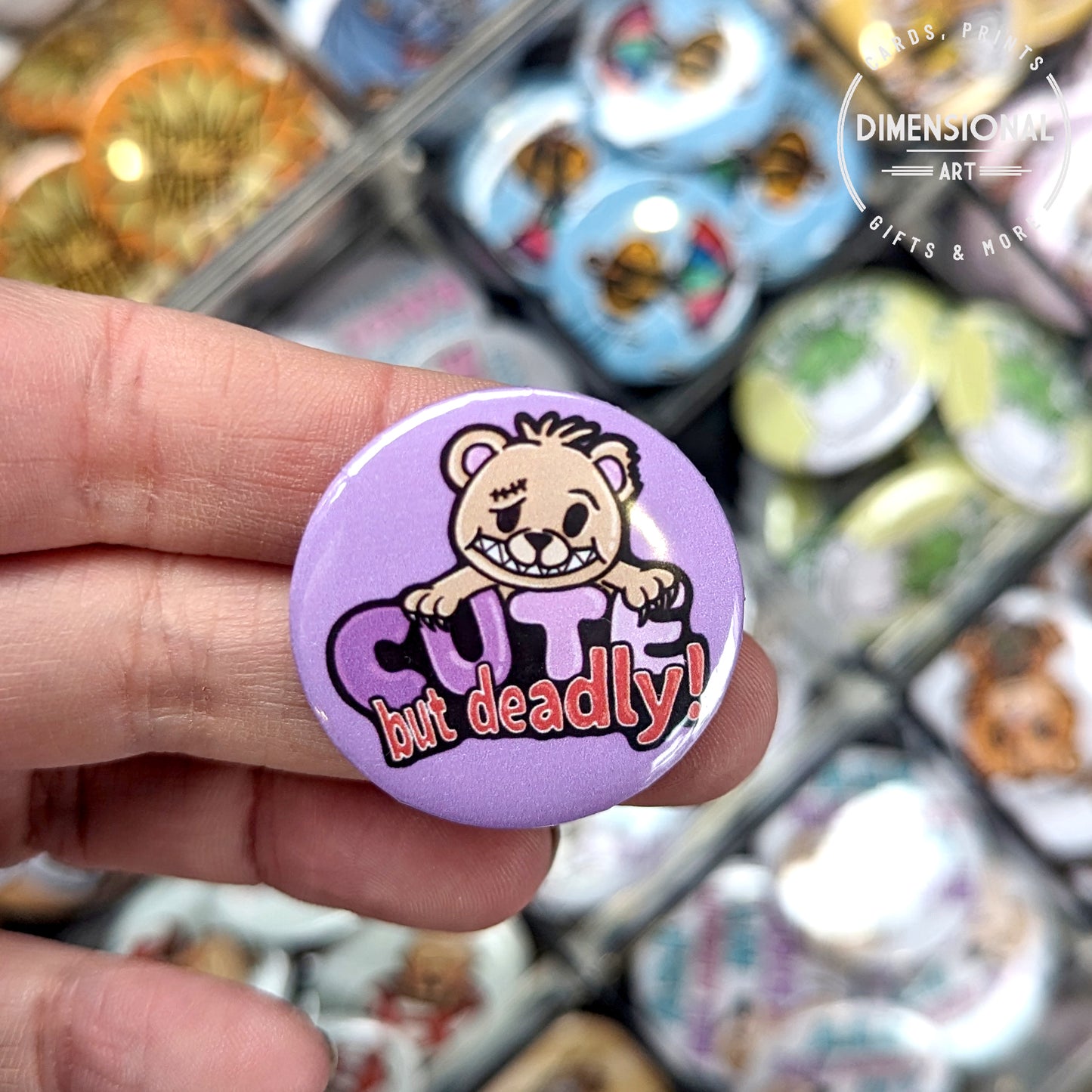 Cute But Deadly Mini badge