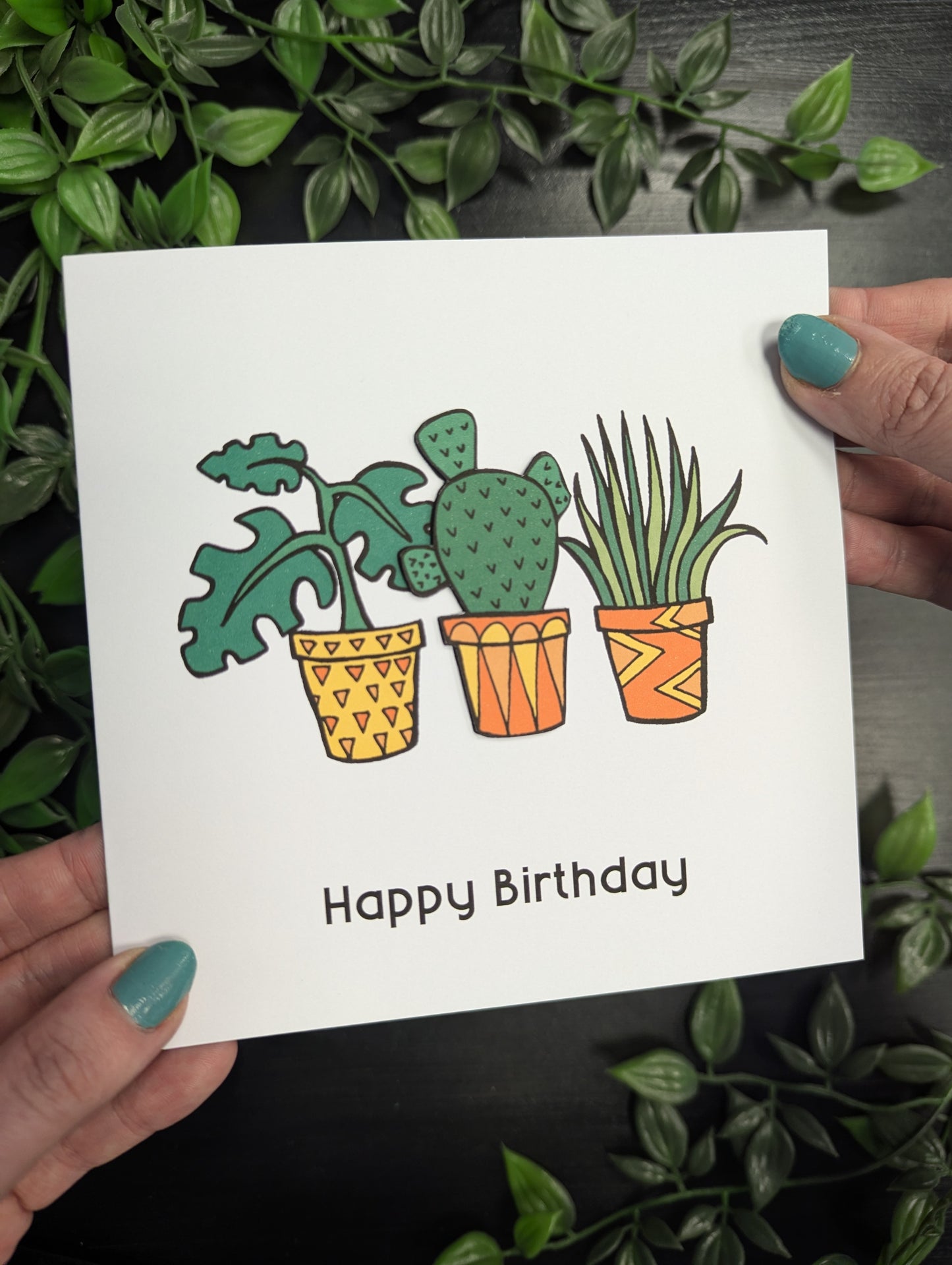 Cactus Birthday Card