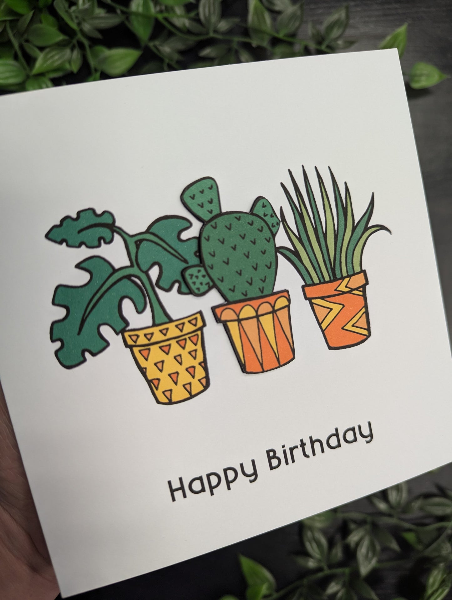 Cactus Birthday Card