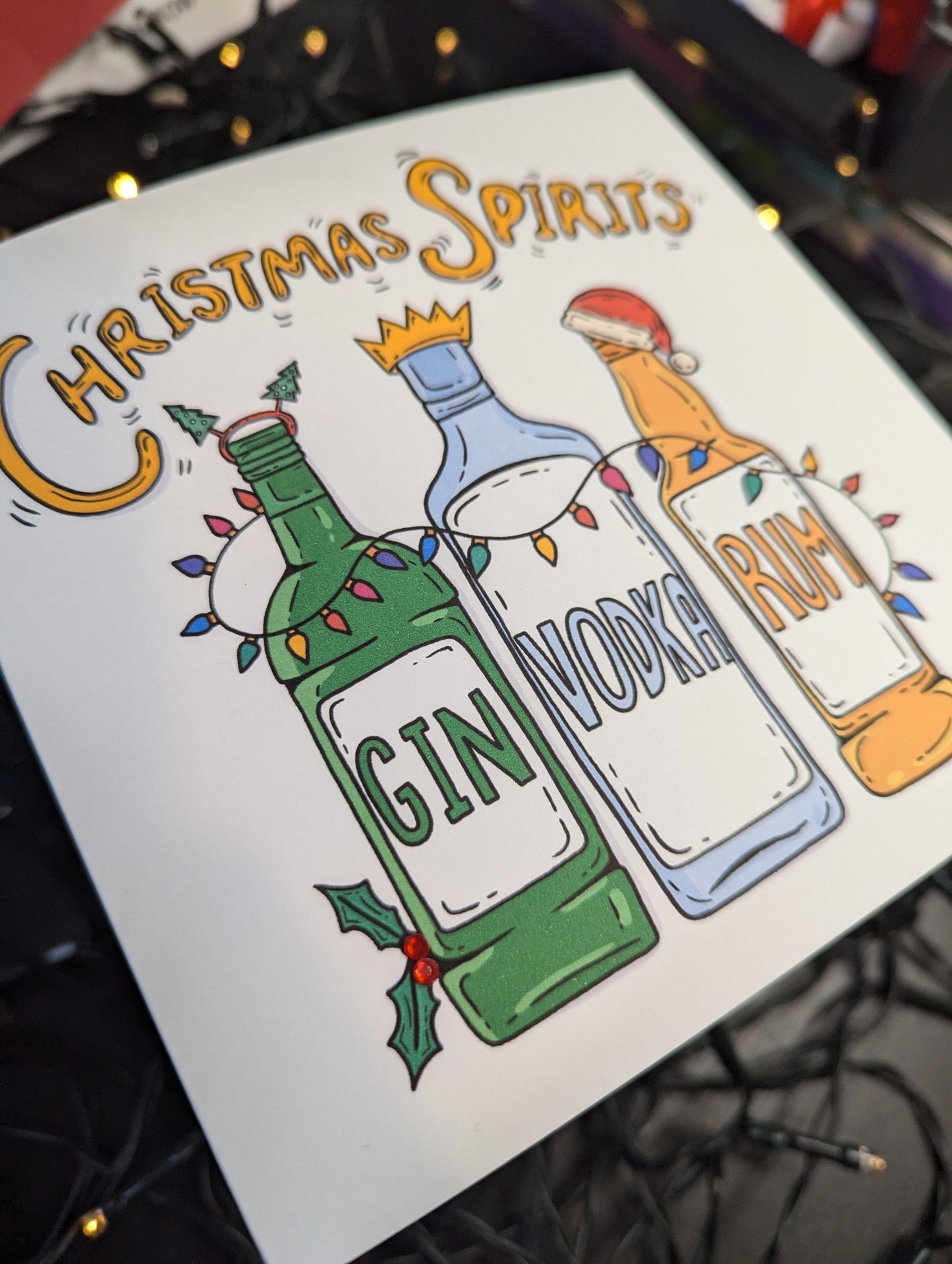 Christmas Spirits Christmas Card