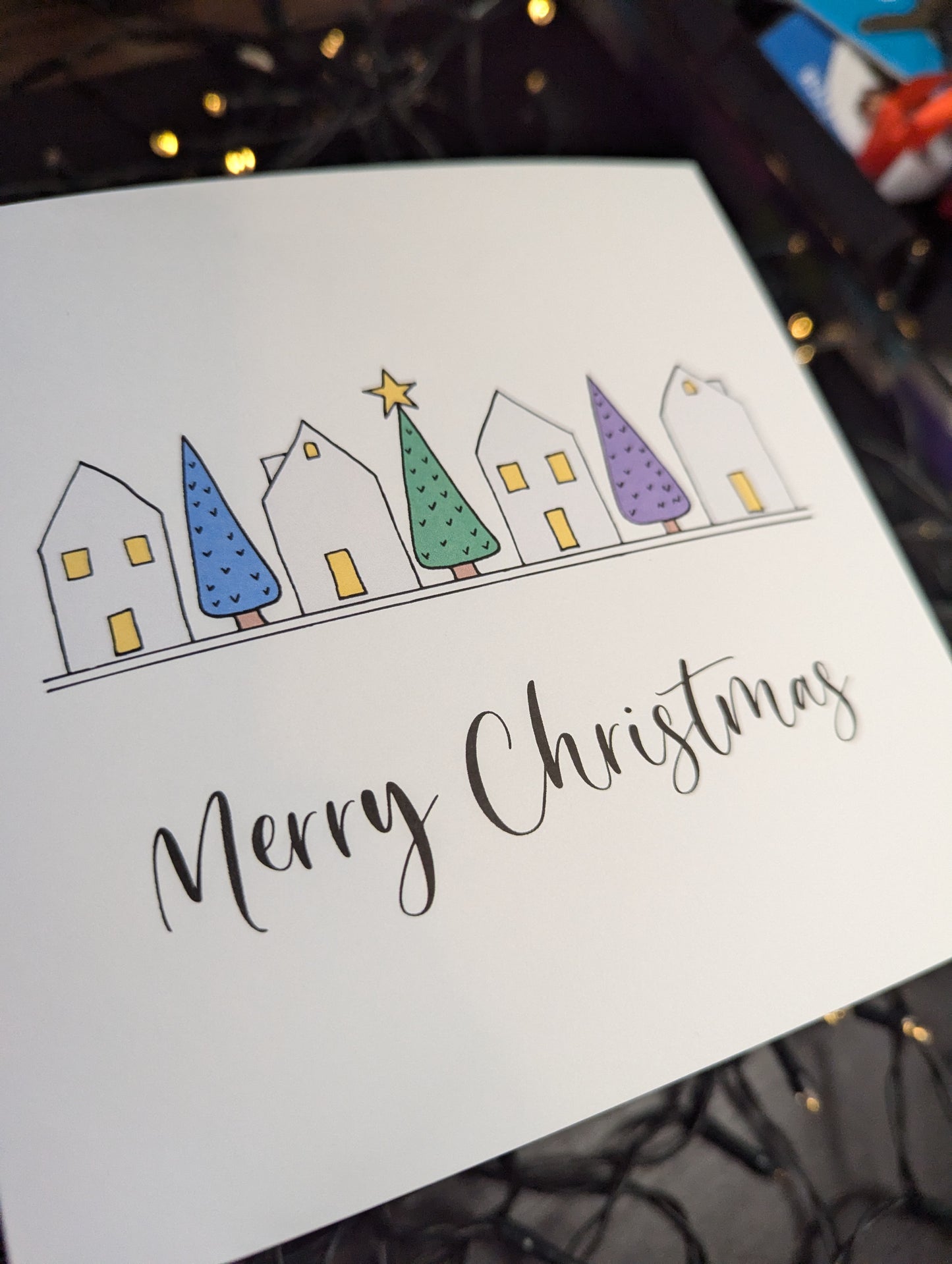 Christmas Street Merry Christmas Card