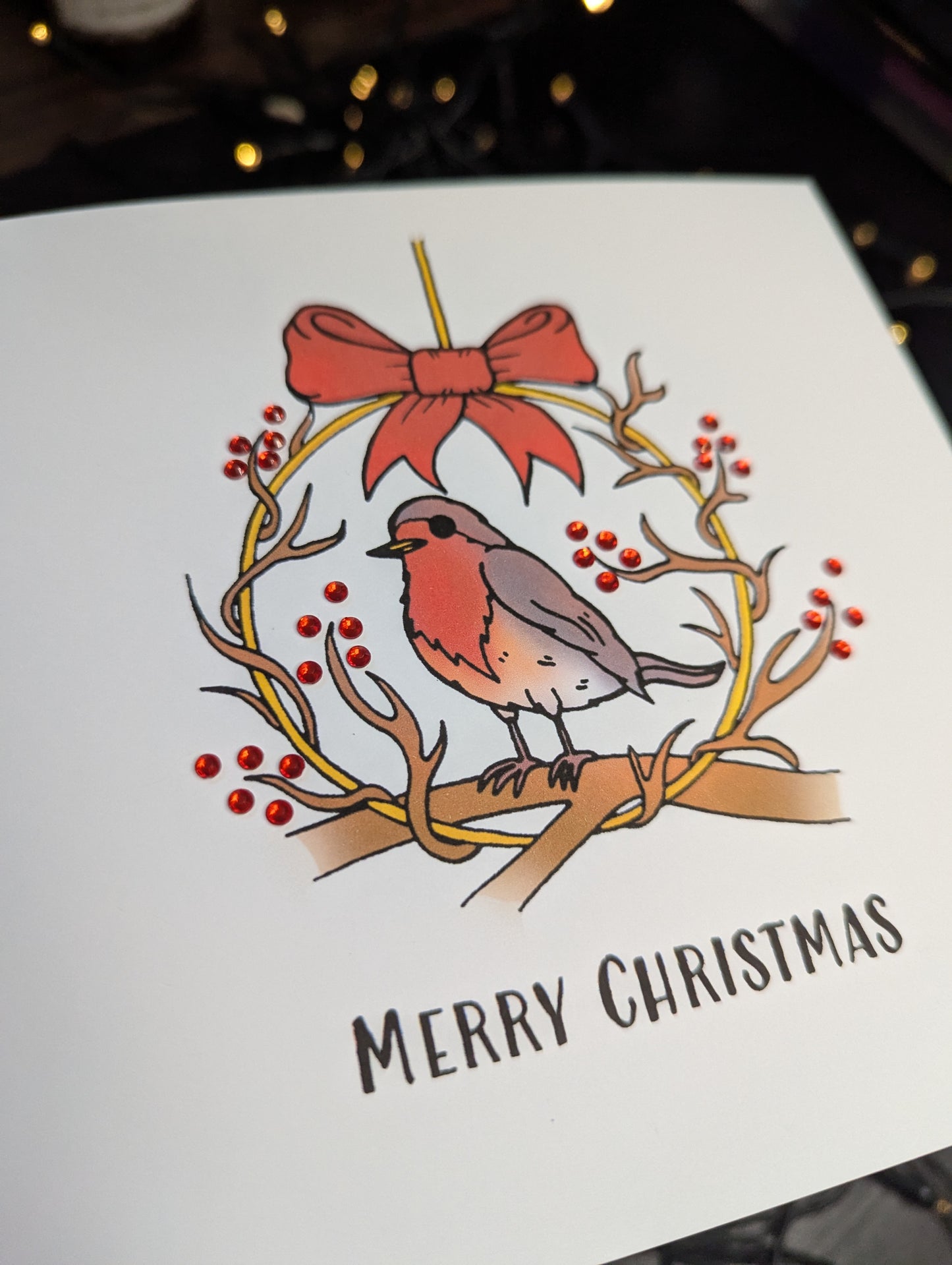 Robin red- Merry Christmas Card