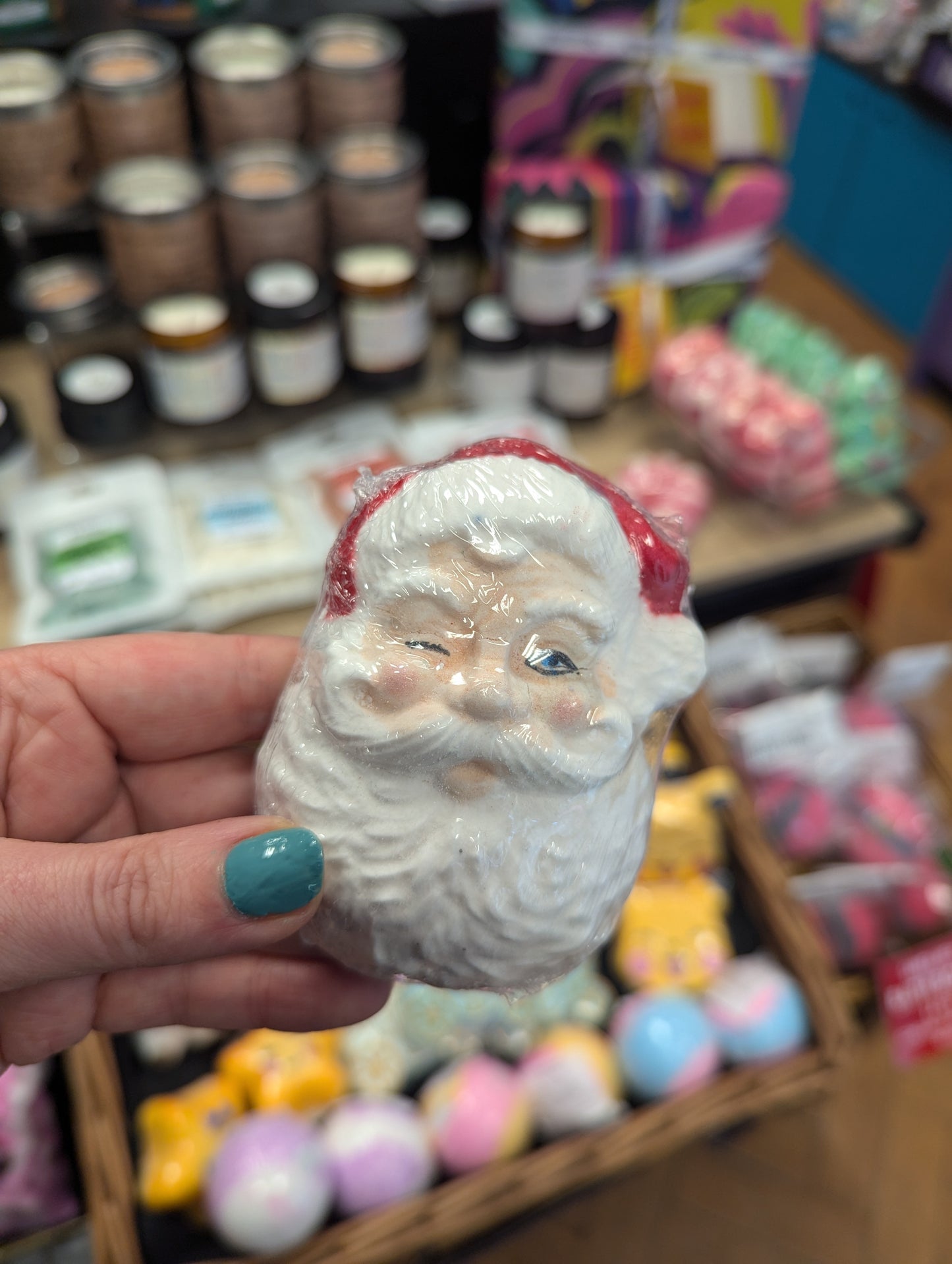 Santa Head Bath Bomb
