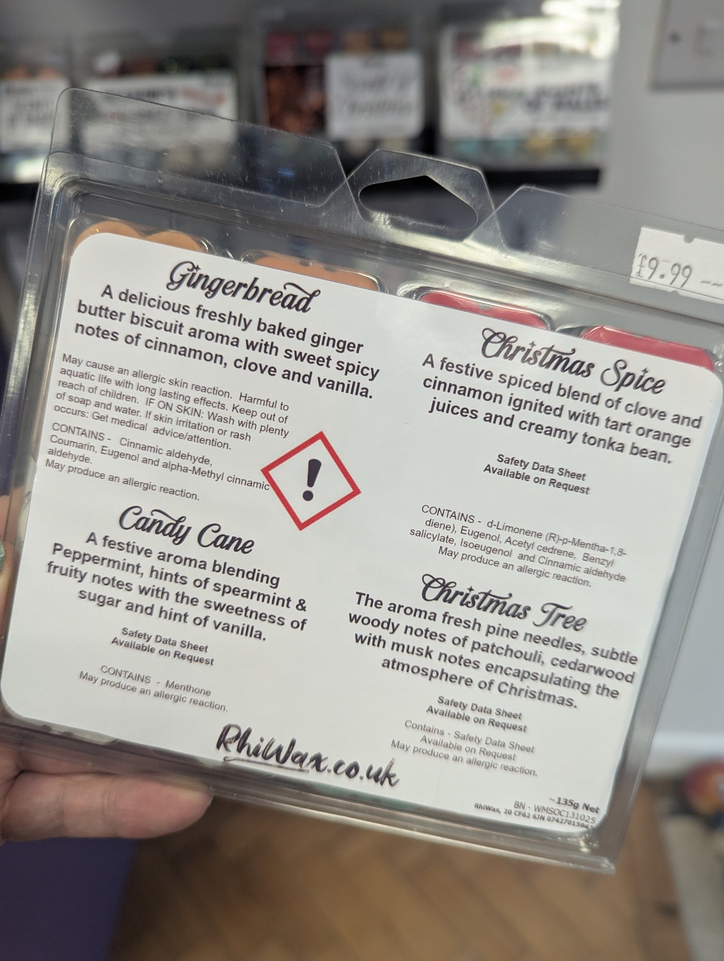 Scents of Christmas Wax Melts Collection