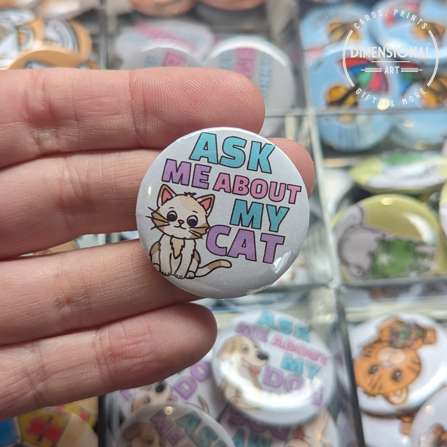 Ask me about my CAT Mini badge