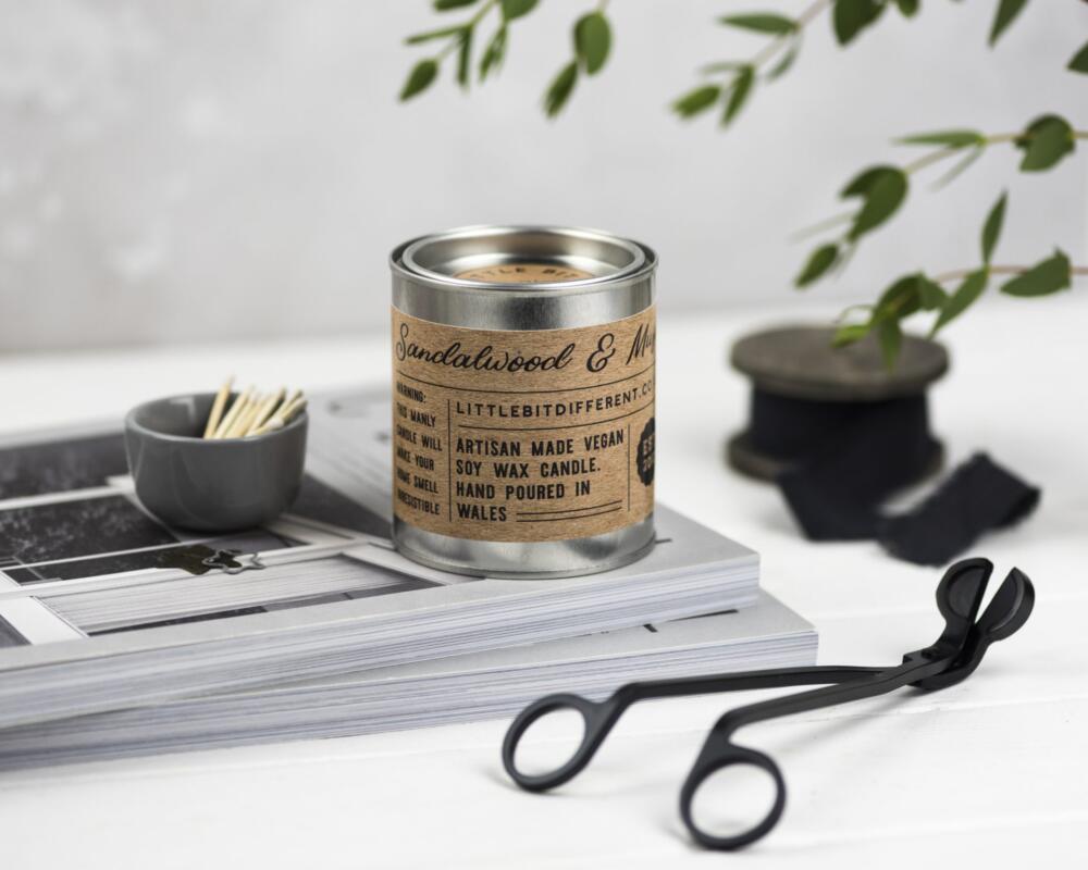 Sandalwood and Musk Candle