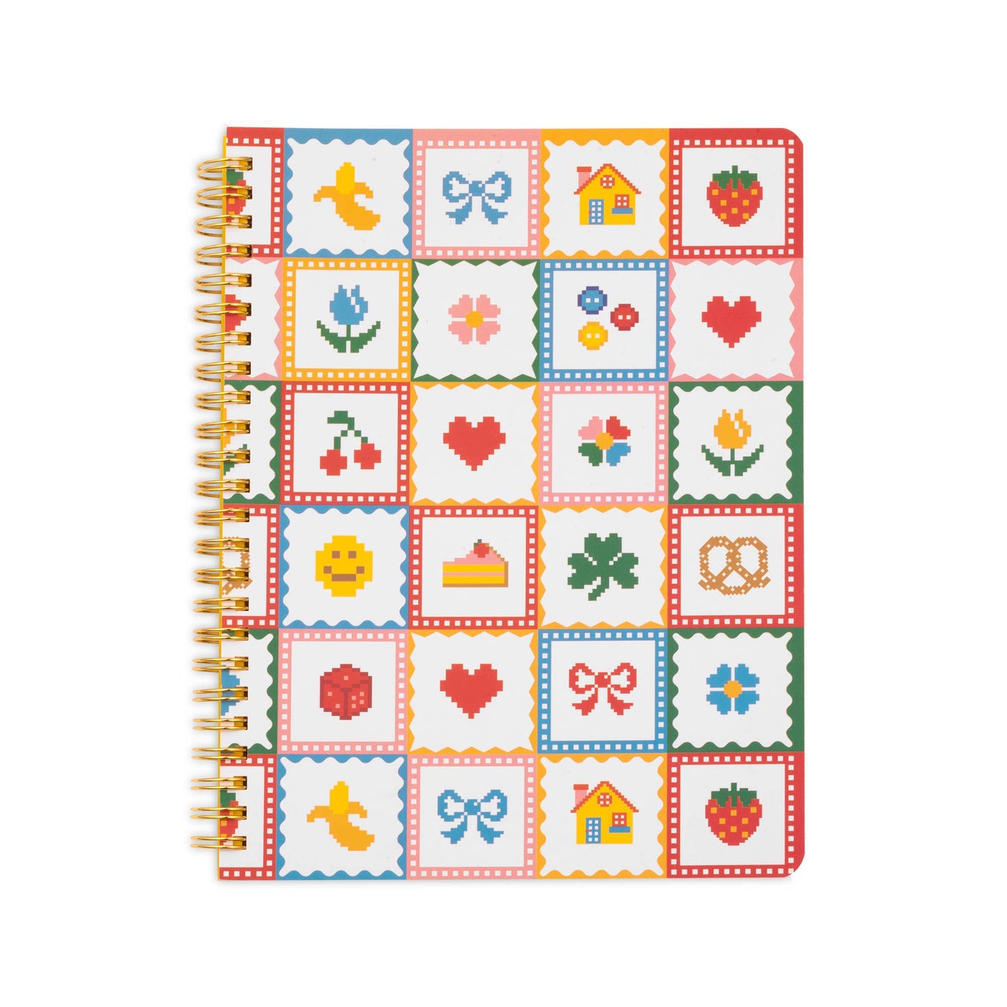 Rough Draft Mini Notebook, Quilt design