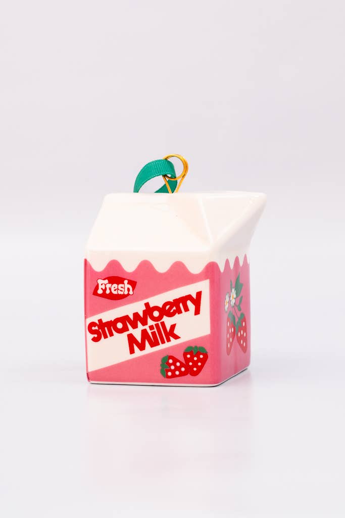 Ornament, Strawberry Milk