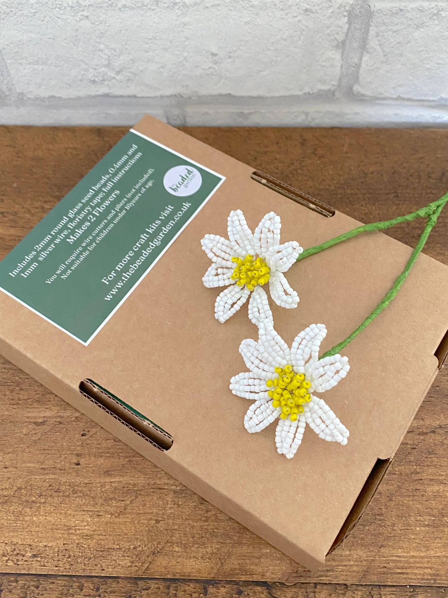 Beaded Flower Craft Kit - Daisy.