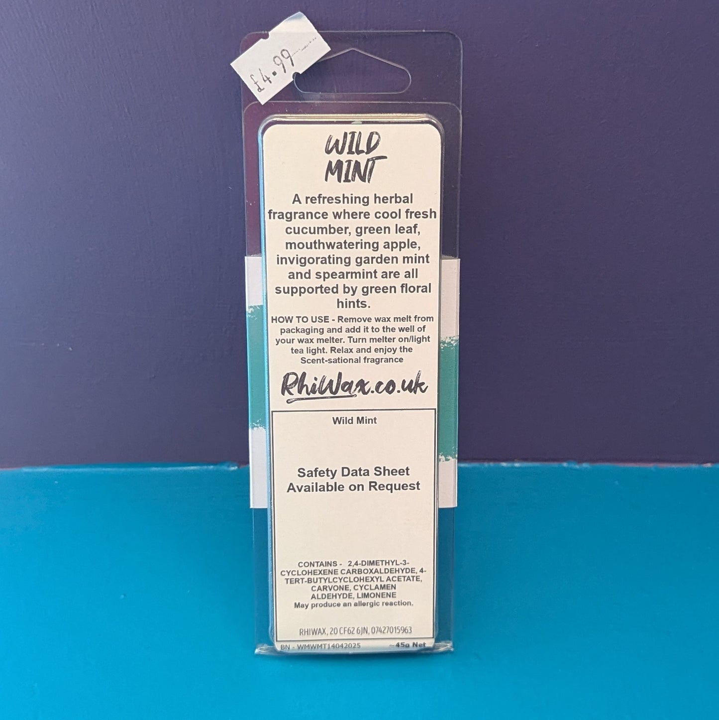 Wild Mint Wax Melts - Herbal, Mint