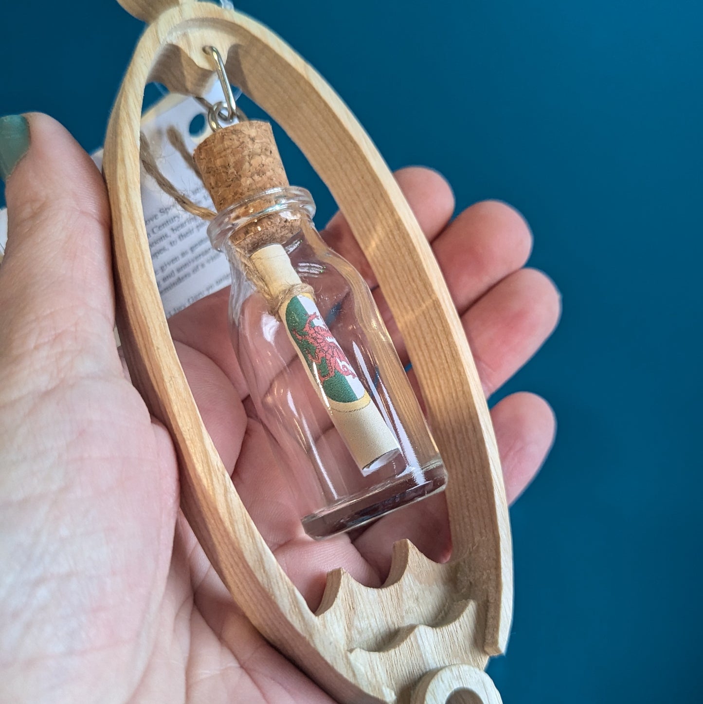 Message in a bottle Lovespoon