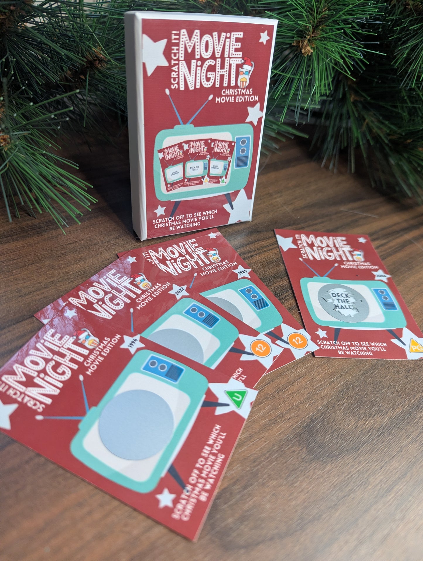 Scratch it! Movie Night - Christmas Movie Edition scratch cards