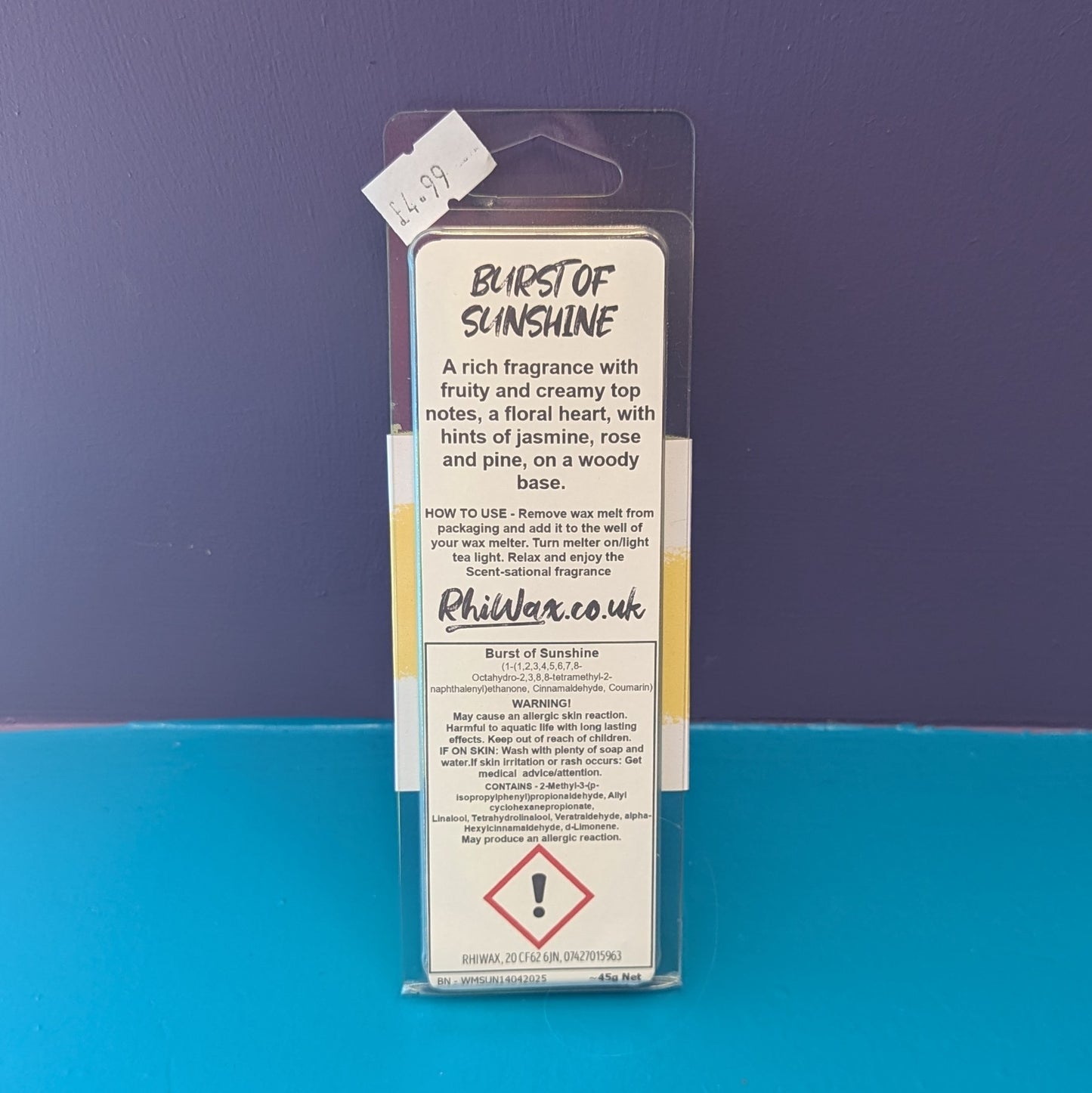 Burst of Sunshine - Wax melt