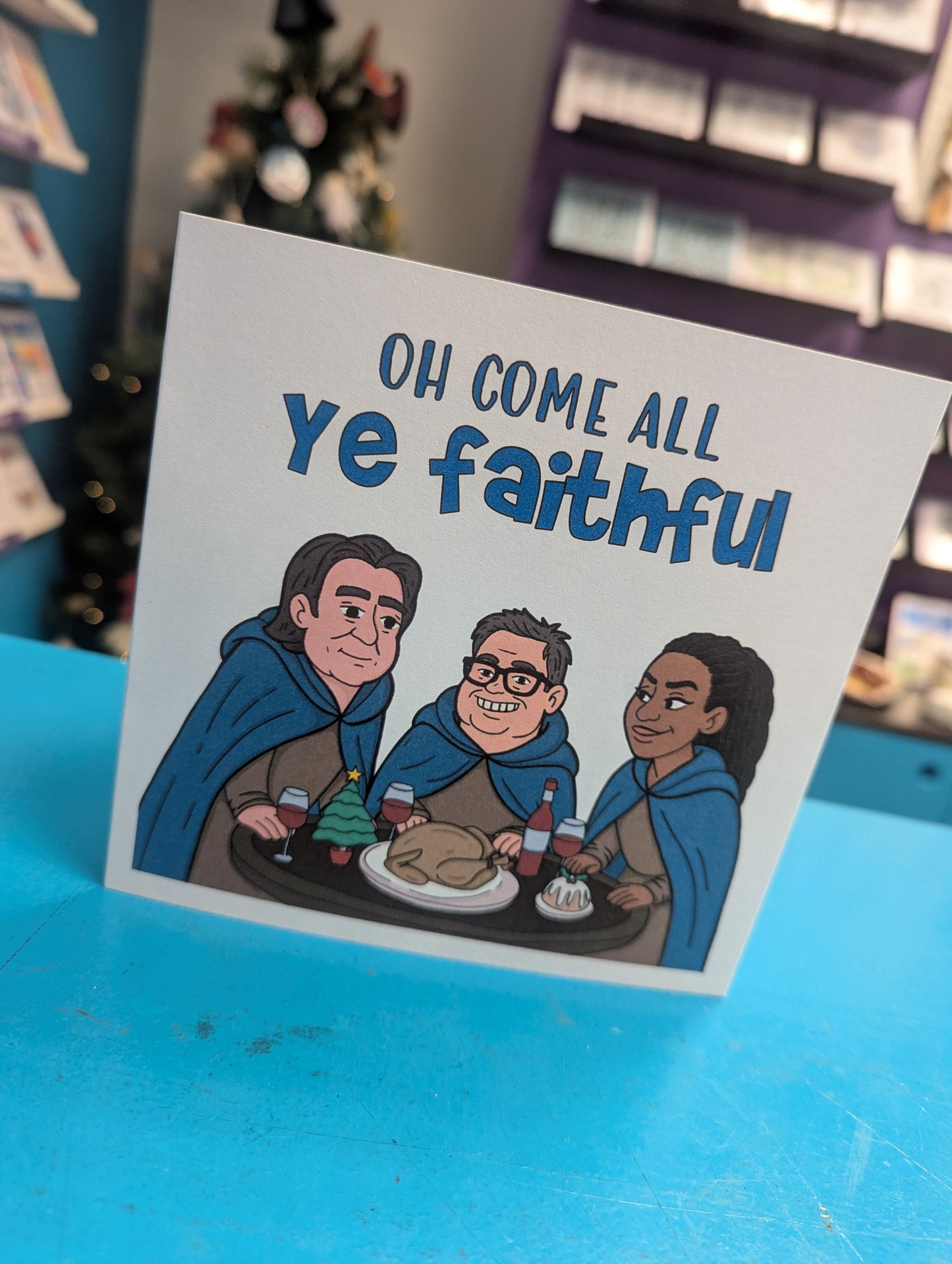 The Traitors - Oh come all Ye Faithful Christmas card - UK